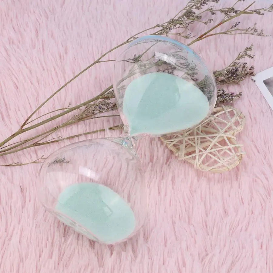 15 минут цилиндрический часовой стеклянный песок таймер Настольный орнамент