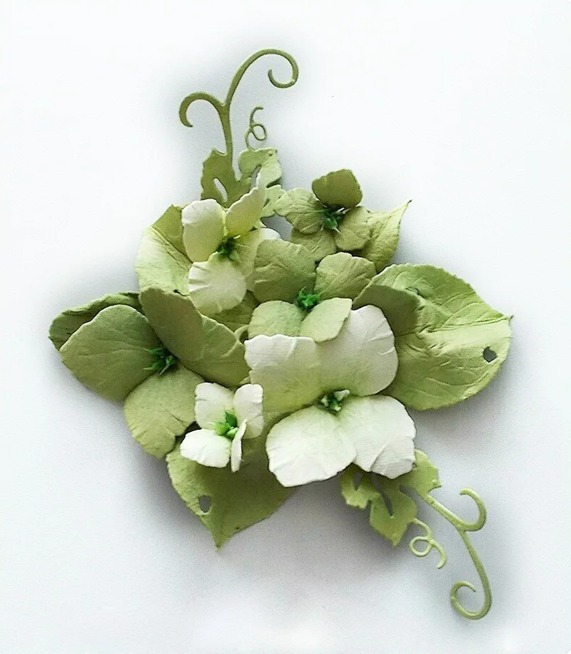 Lucky Craft 1 шт. крошечный листок для резки металла бумажные поделки 3D DIY Скрапбукинг