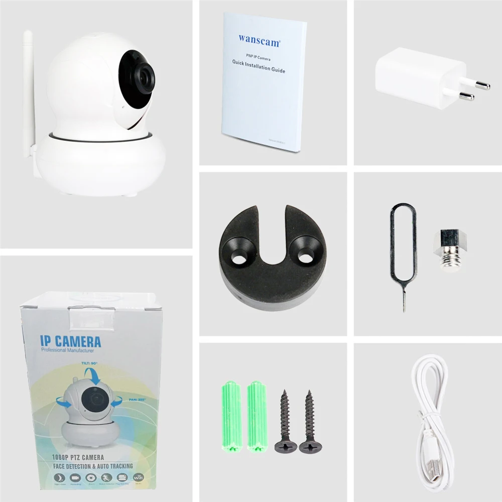 

4X Zoomable IP Camera 1080P Auto Tracking WIFI PTZ Camera Infrared ip camera Onvif Network Port Wifi Face Tracking Security cam