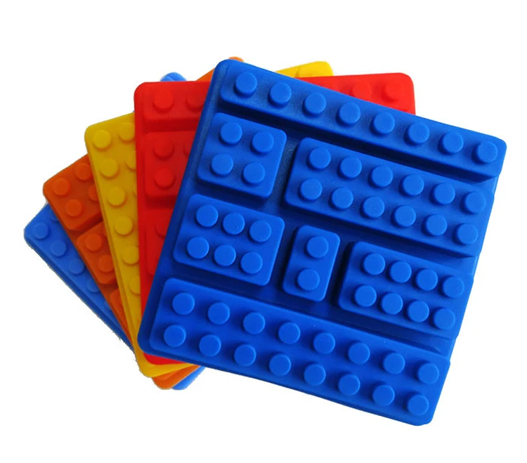 1 шт. квадратная форма кирпича лоток для льда силиконовая кубик мороженого