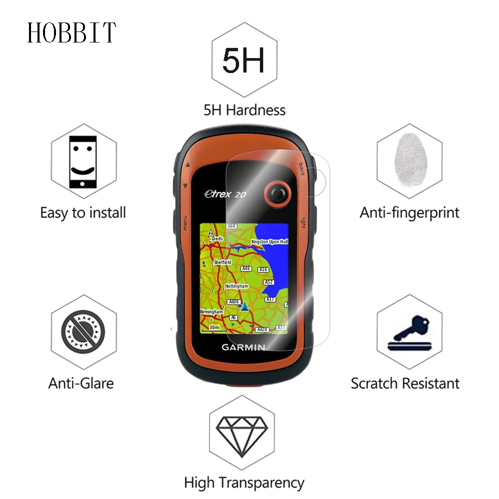 Ручной GPS-навигатор для Garmin eTrex 10 20 30 Взрывозащищенная защитная пленка экрана 3 шт.