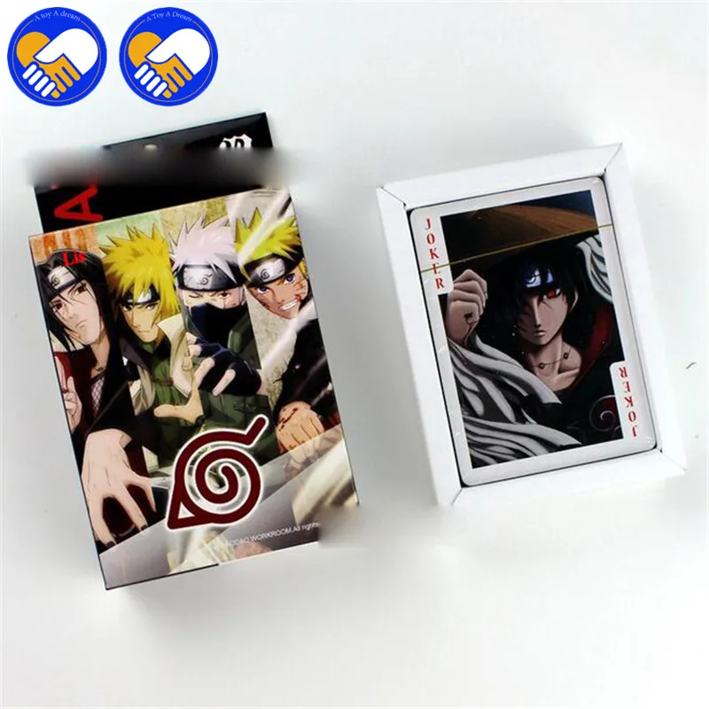 2 стиля 1 упаковка новый покер высокого качества японского аниме Наруто Коноха