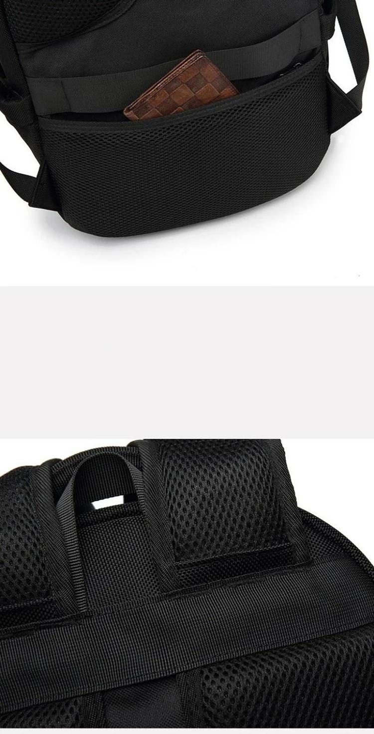 new men's backpack British fashion and leisure college style high quality multi-function large capacity design