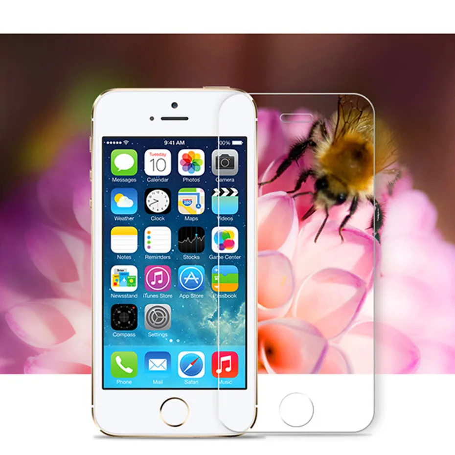 10 шт./лот 9H ультратонкое Защитное стекло для iphone 6 6s 7 8 plus защита экрана закаленное