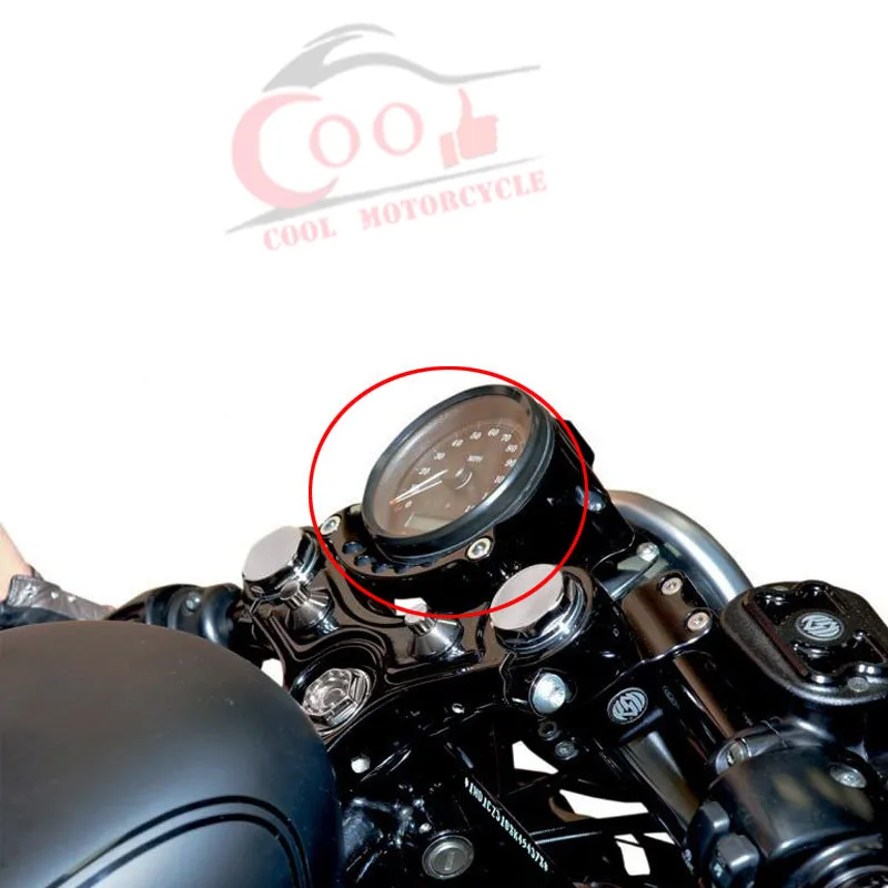 Мотоцикл кафе Спидометр Монтажный Кронштейн подходит для Harley Sportster 883 1200 XL883 XL 1200 96- держатель спидометра