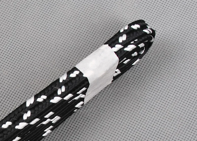 Тонкая подгонка для меча черно-белая Толстая шелковая струна Sageo самурая ножи