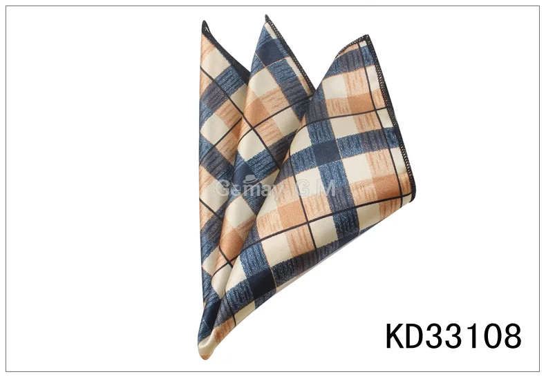 KD33108 Мужские карманные квадратные Цветочные носовые платки для костюмов 23 см* 23 см носовые платки для мужчин и женщин Брендовые костюмы карманные полотенца носовой платок - Цвет: KD33108
