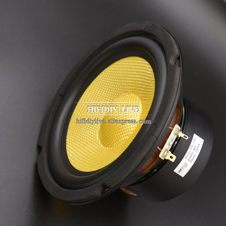 HI FI DIY LIVE динамик Hi Fi 6 дюймов 5 дюйма низкочастотный средней частоты 4 8 Ом 100 Вт