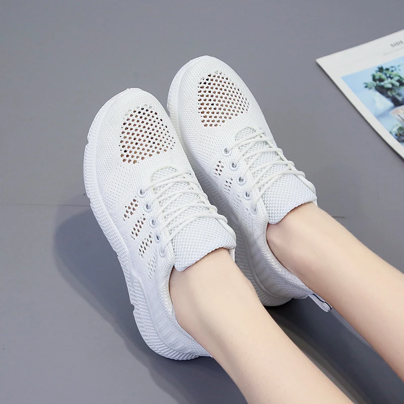 2019 Classic Tennis Shoes Women Summer Cool Breathable Gym Sport Ladies Sneakers Soft Comfortable Fitness Trainers |