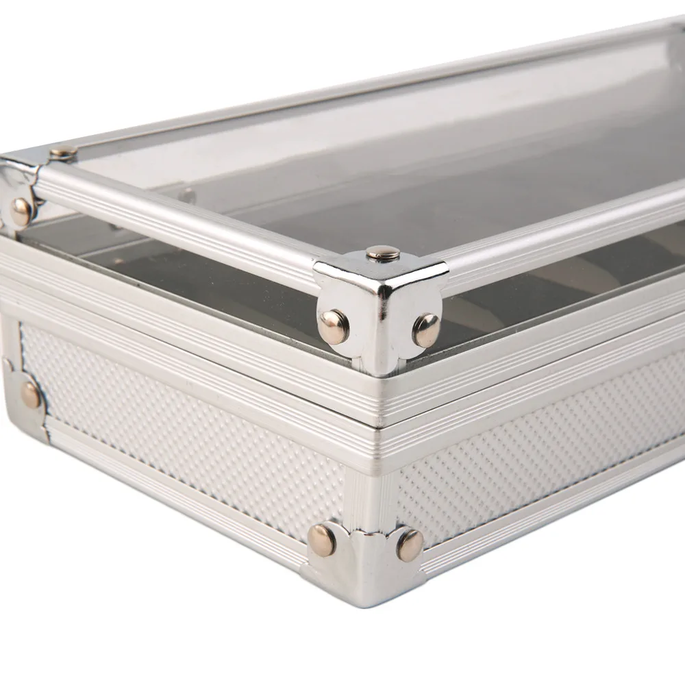 2017 NEW 6 Grid Insert Slots Jewelry Watches Display Storage Box Case Aluminium Watch Decoration | Дом и сад