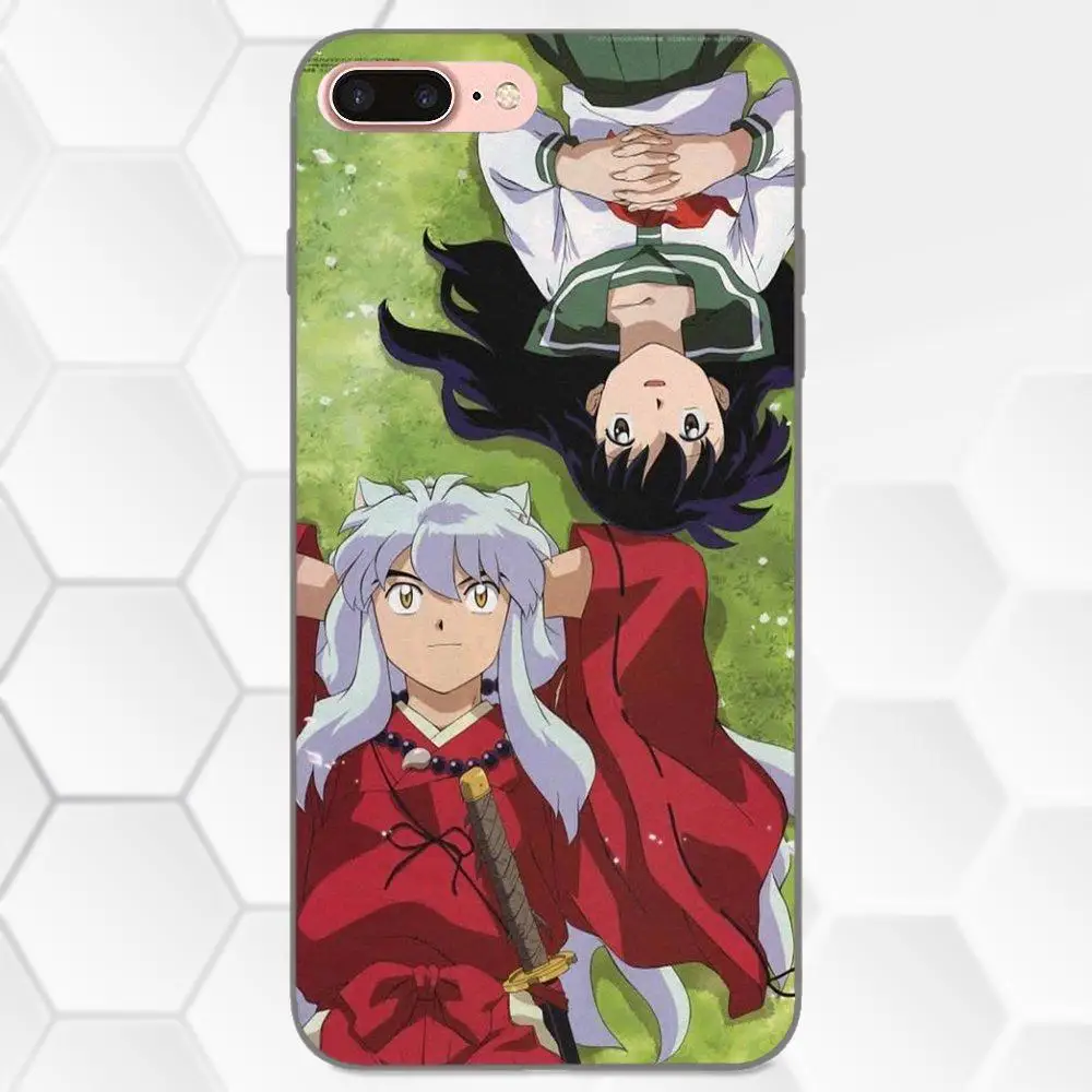 Мягкий чехол из ТПУ с аниме комиксом Inuyasha для Galaxy C5 C7 J1 J2 J3 J330 J5 J6 J7 J730 2017 Ace Core Duo Max