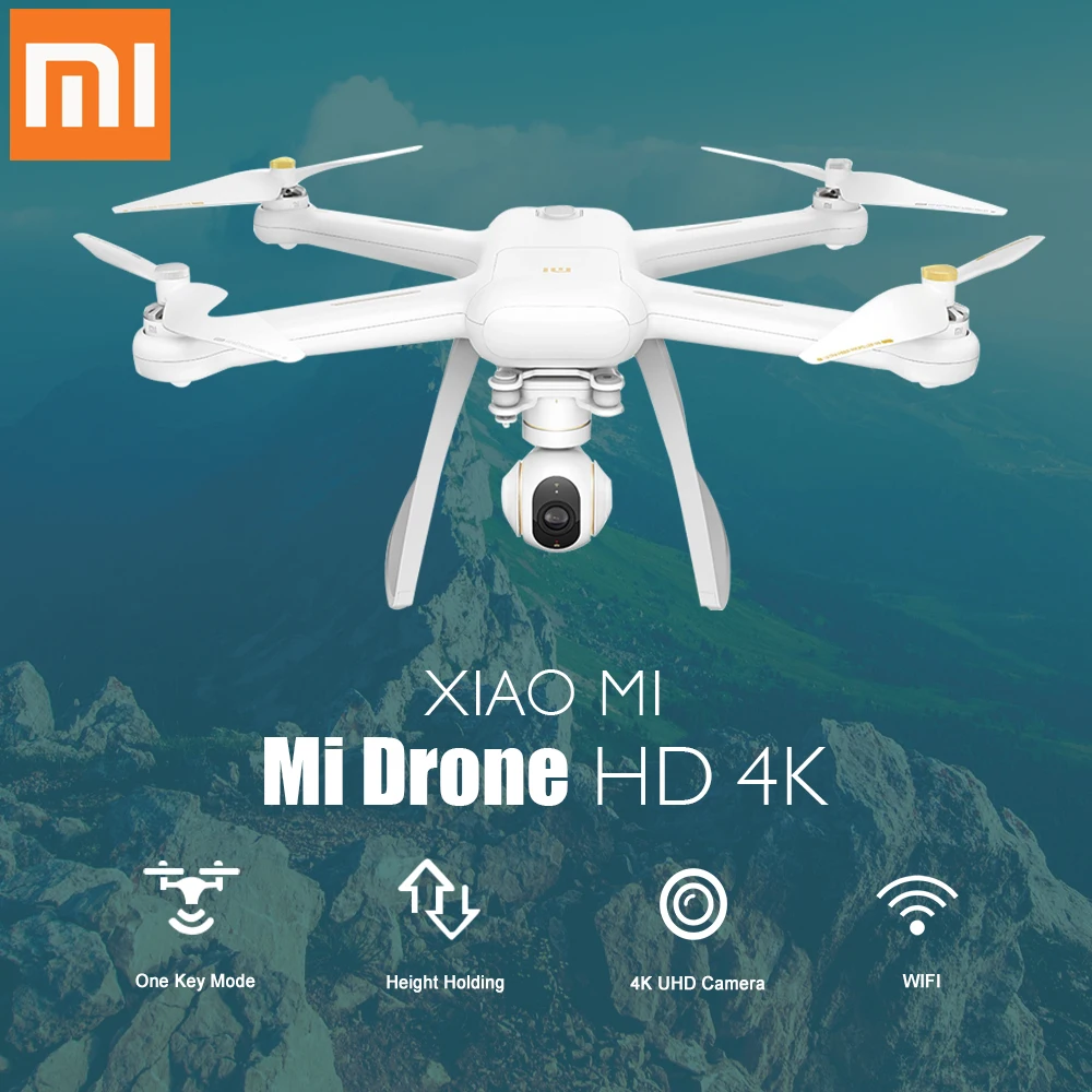 Оригинальный Xiaomi Mi Квадрокоптер WiFi fpv 4 K Камера с дистанционным управлением Drone 3