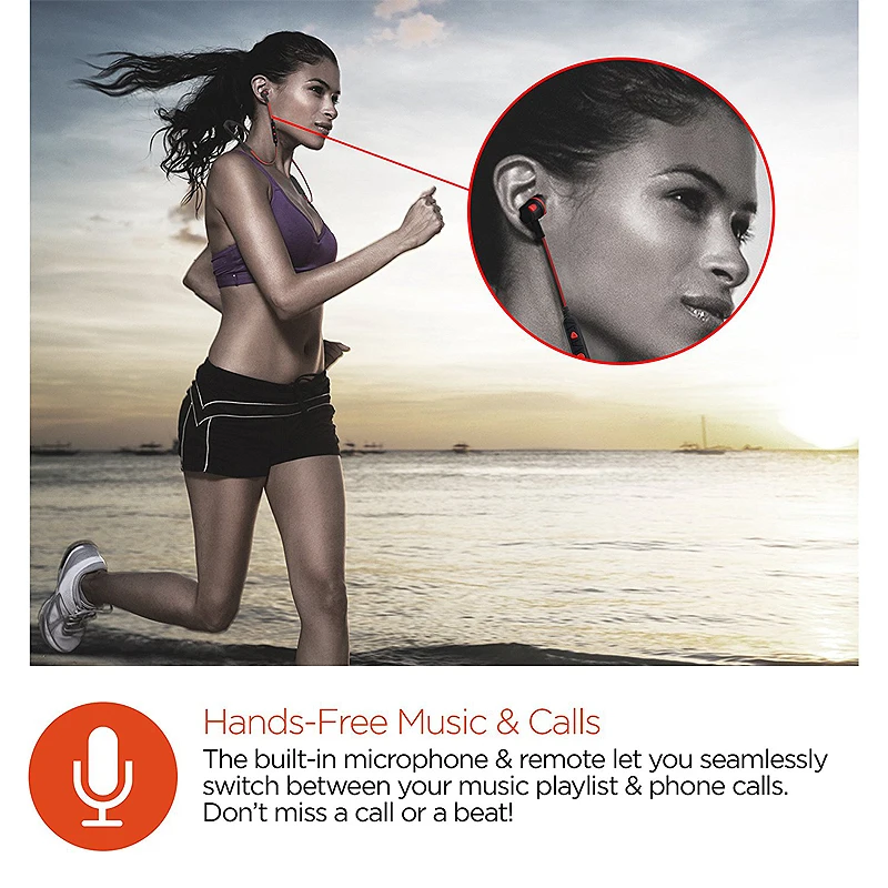 Ubit Flex 2 беспроводные Спортивные Bluetooth наушники с защитой от пота гарнитура для