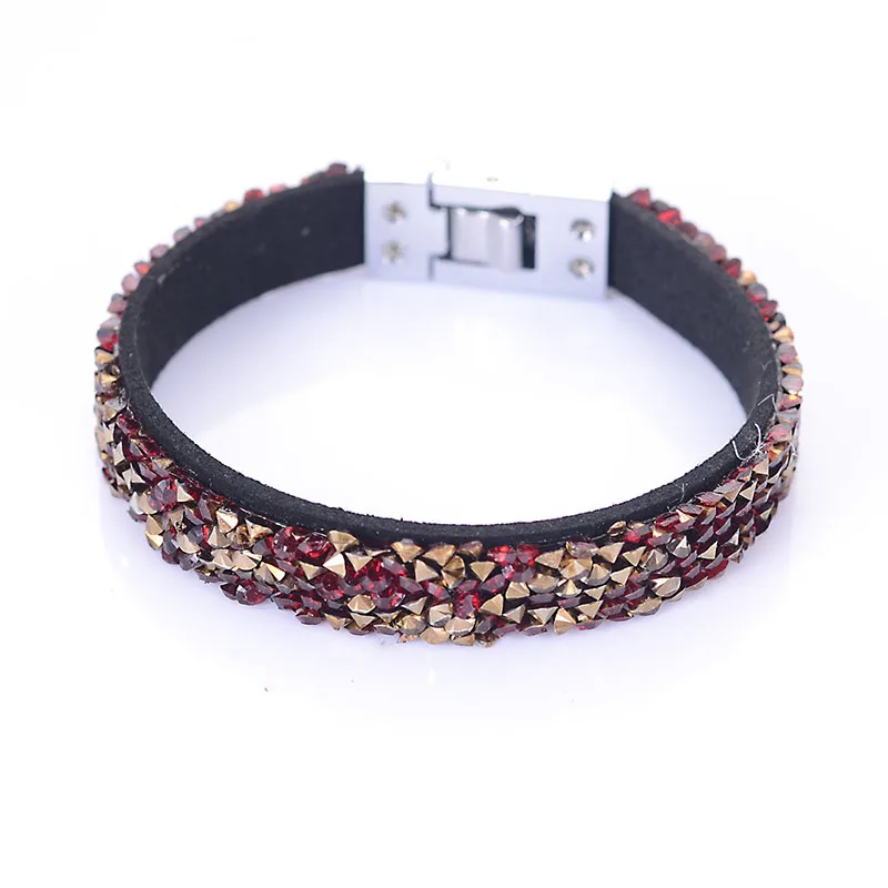 Кристальные браслеты браслет с пряжкой уникальный дизайн Blingbling кожаный и B51236|bangle
