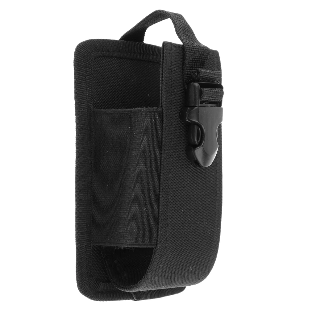 Black Molle Радио Walkie Talkie Чехол Держатель Кобура сумка карман большой размер 4 цвета talkie-walkie poche Bolsa Охотничьи аксессуары - Цвет: Black