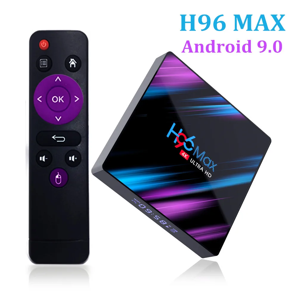 H96 MAX Android Smart tv Box Беспроводная IP tv Box 4GB+ 64GB 4K USB телеприставка 2,4G/5G WiFi Netflix Youtube Google Play медиаплеер