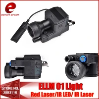 element airsoft softair tactical flashlight pistol version led laser ir infrared military light accessories rifle ellm01