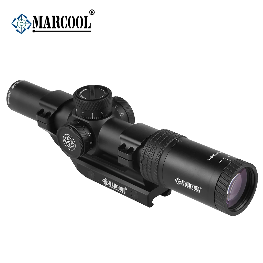 MARCOOL АК 1 6X24 HD тактический охотничий прицел с подсветкой оптический коллиматор