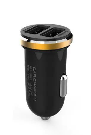 Мини 5 В 2.1A двойной Порты usb быстрой зарядки автомобиля Зарядное устройство с