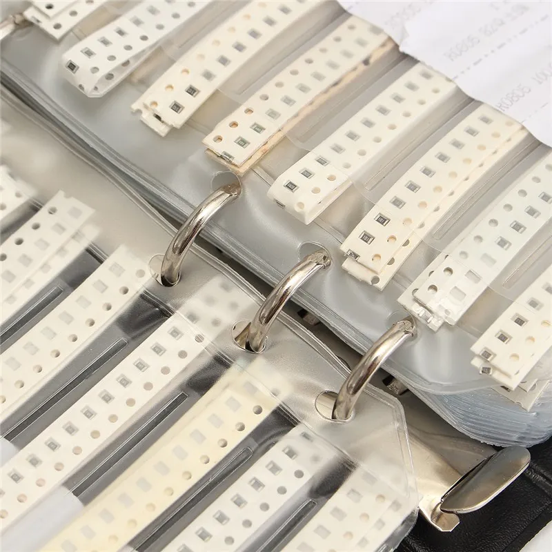 Новинка 1 шт. 0805 SMD книга образцов 5% 63 значения 3025 набор резисторов YAGEO и 17 значений