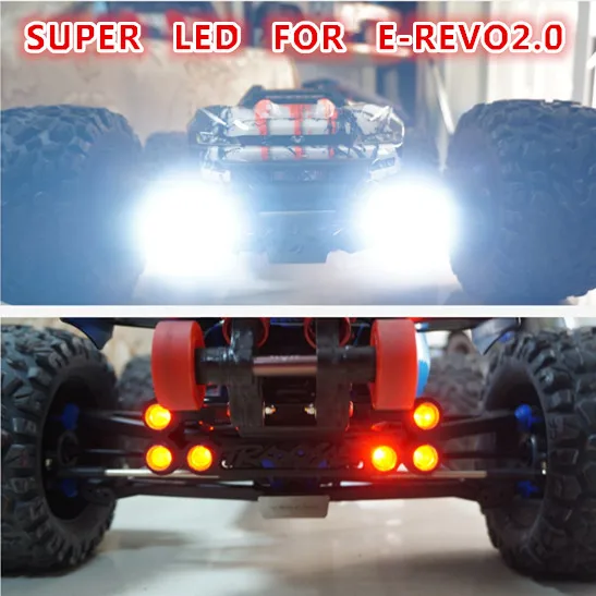 Светодиодный передний + задние фонари для QL 2 0 каркас TRAXXAS EREVO E-REVO | Игрушки и хобби
