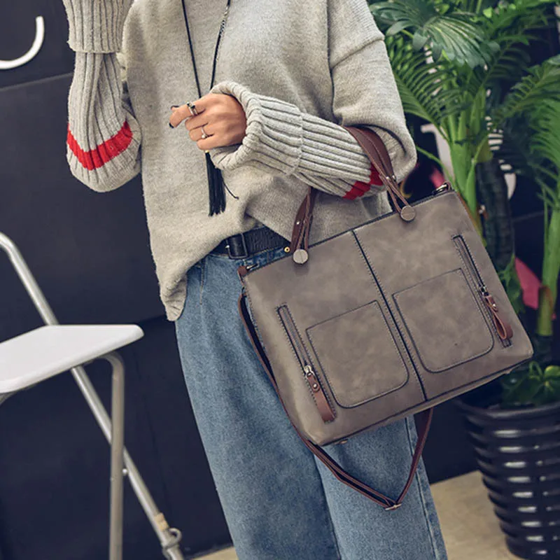 1 шт. Женская сумка через плечо большой емкости винтажная для мобильных телефонов