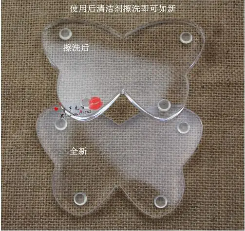 Прозрачная акриловая Палитра инструментов для ногтей в форме бабочки | Дом и сад