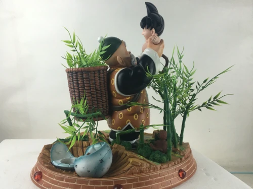 COMIC CLUB inlock Dragon Ball тот же абзац UCS 34 см Гоку и дедушка gk Смола содержит светодиодную световая фигура для коллекции