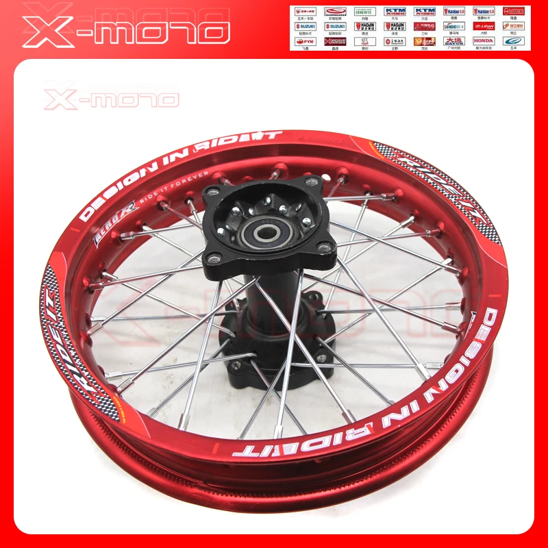 1" Dirt Pit Bike задние колеса 1,85x14" дюймов для KAYO BSE Apollo Xmotos CRF50 CRF70 KLX110 TTR110 125 140 160cc MX запасные части