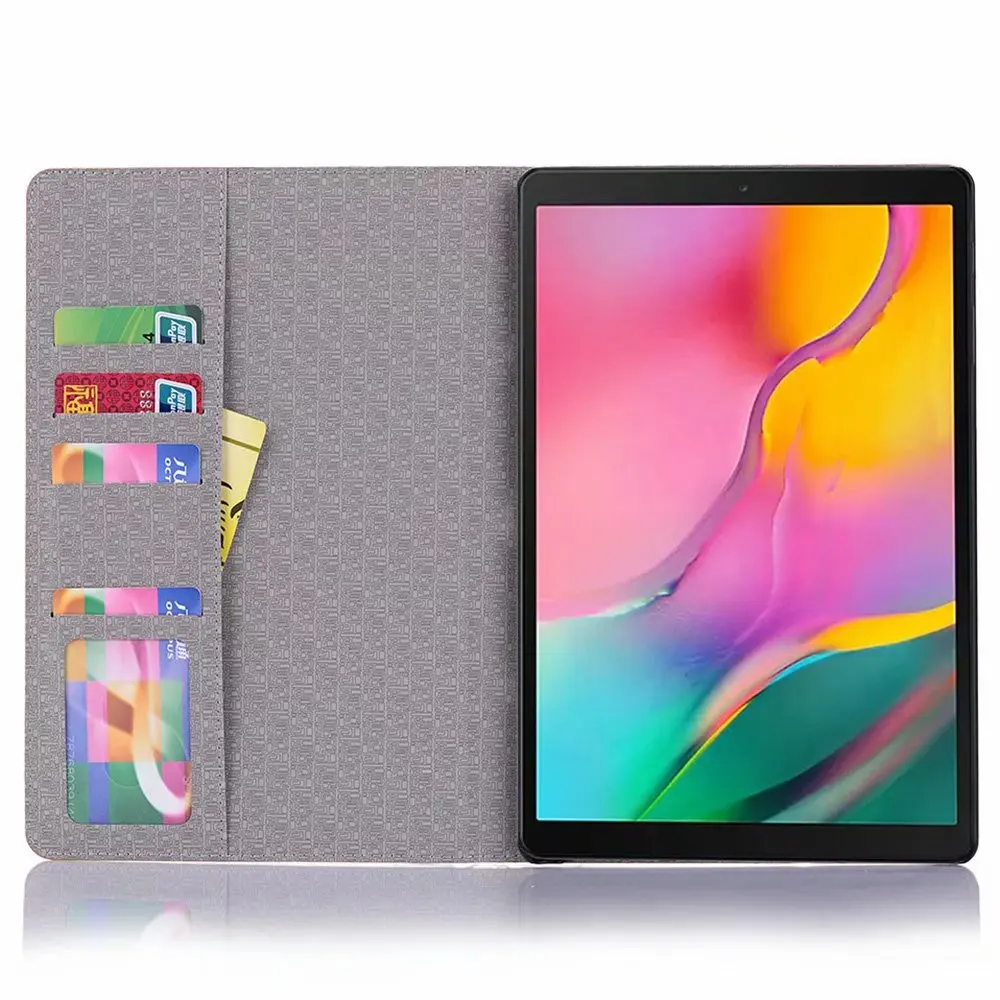 Защитный чехол для Samsung Galaxy Tab S5E 10 5 Тонкий ретро из искусственной кожи в стиле с