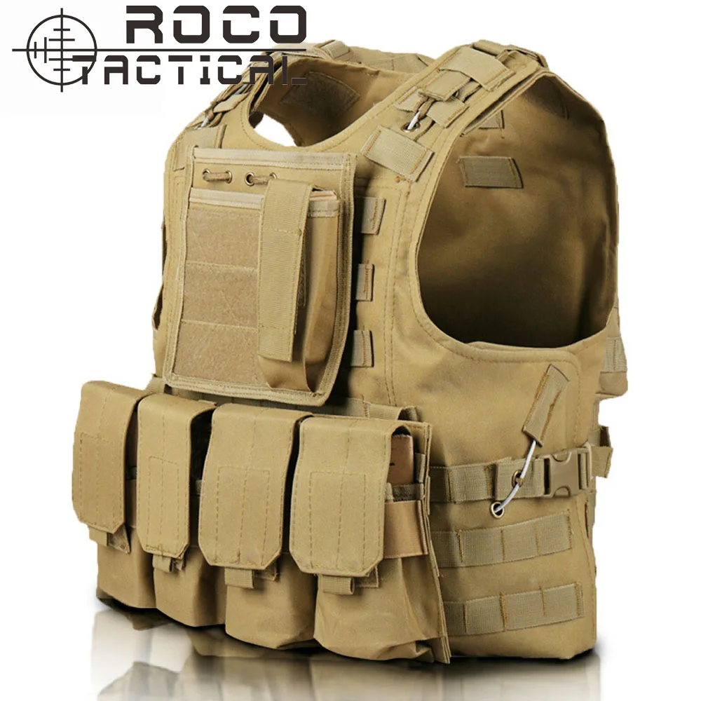 Быстросъемный военный модульный Тактический Жилет Molle CIRAS, штурмовой жилет, боевые жилеты для страйкбола, включает в себя чехол и сумку для аксессуаров