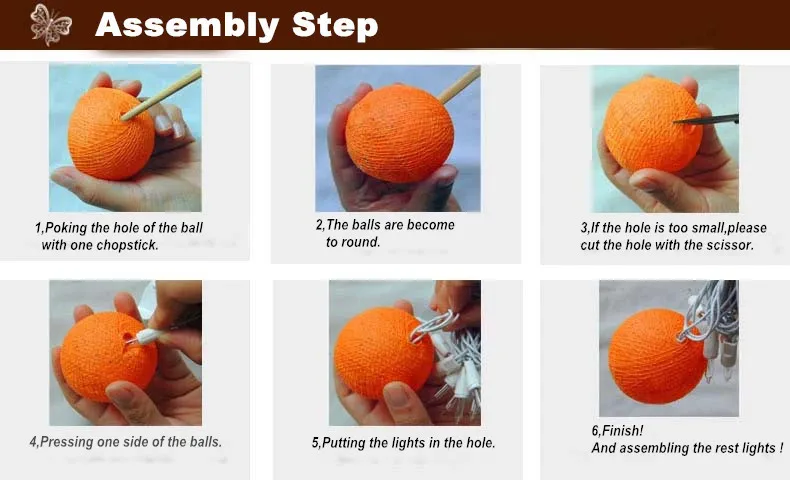 Новый дизайн холодный фиолетовый тон ватным тампоном гирлянды гирляндой