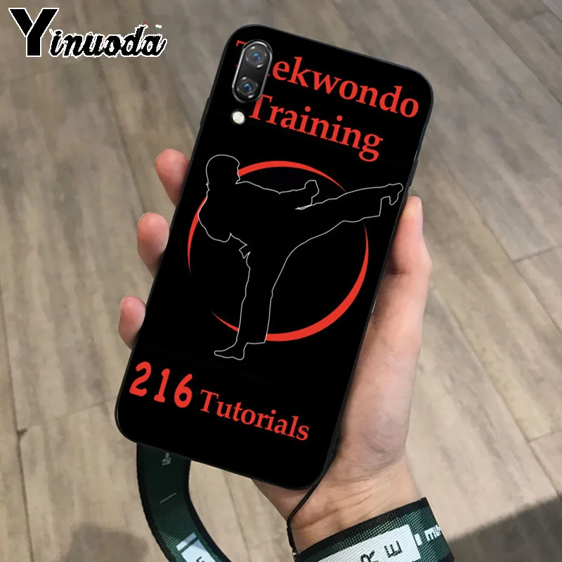Yinuoda Kungfu тхэквондо ТПУ Мягкий силиконовый чехол для телефона Huawei P10 plus 20 pro P20 lite mate9