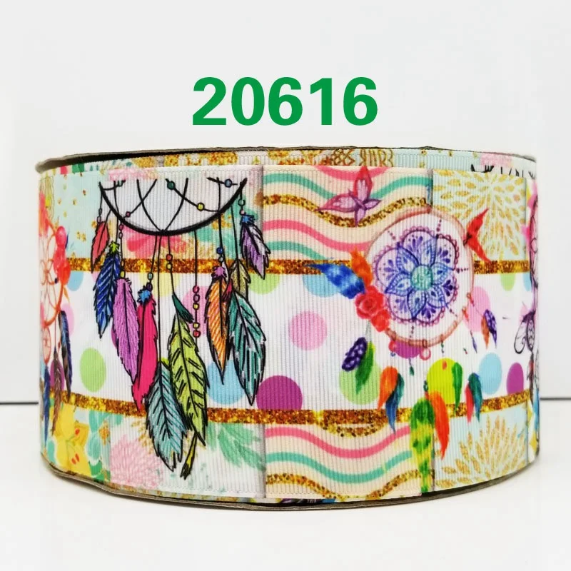 Бесплатная доставка 50 ярдов мультфильм Единорог печатных grosgrain ленты 20903 | Дом и