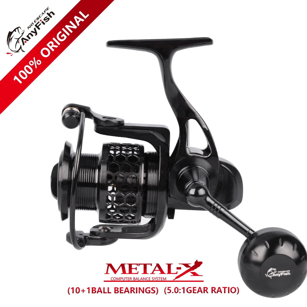 ANYFISH METAL X спиннинговая рыболовная Катушка 2000/3000/4000/5000/6000 10 + 1BB полностью