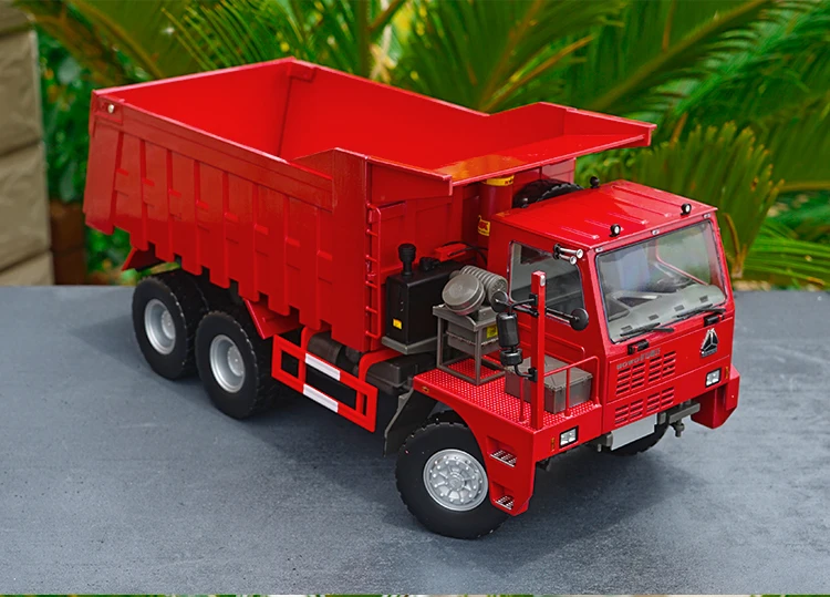 Коллекционная модель игрушки из сплава подарок 1:24 Масштаб SinoTruk HOWO 70 T сверхмощный карьерный самосвал строительные транспортные средства литье под давлением модель