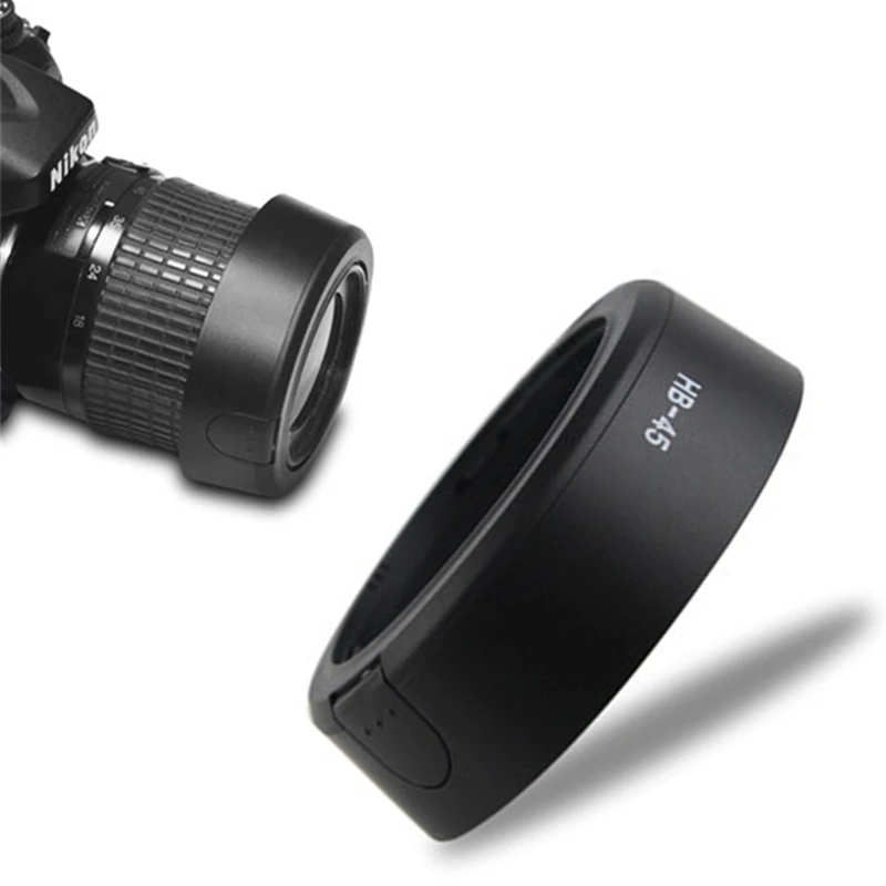 Цилиндрическая бленда для объектива Запасная деталь для Nikon HB-45 DX NIKKOR 18-55 мм f/3,5-5,6G VR / 18-55 мм AF-S VR HB45 HB 45