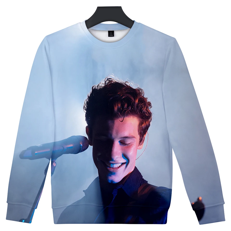 Толстовки с круглым вырезом ADUN TOMMY 3D Shawn Mendes модная толстовка длинными рукавами