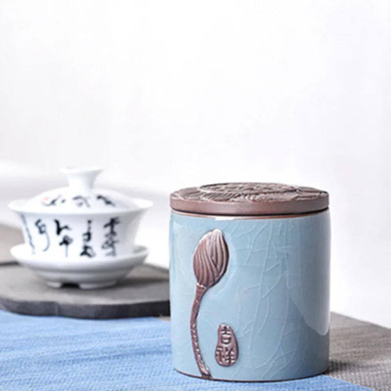 Mini Storage Box for Food Tea Spice Small Jars with Lids Sugar Bottle Chinese Style High Quality frascos para cocina | Дом и сад