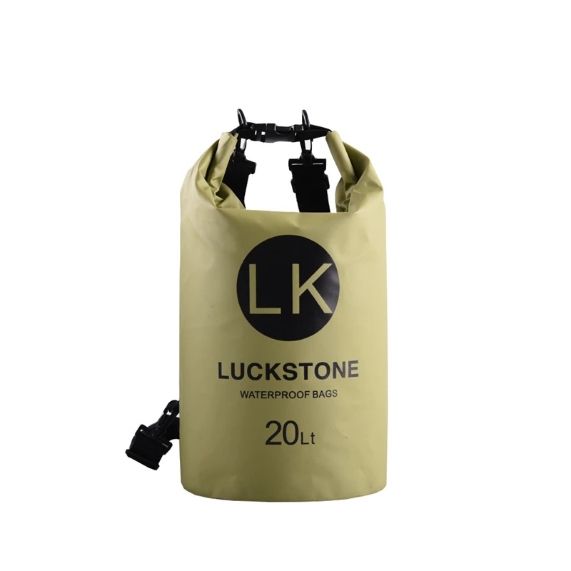 LUCKSTONE 20L Открытый водонепроницаемый рюкзак для кемпинга пешего туризма сухой