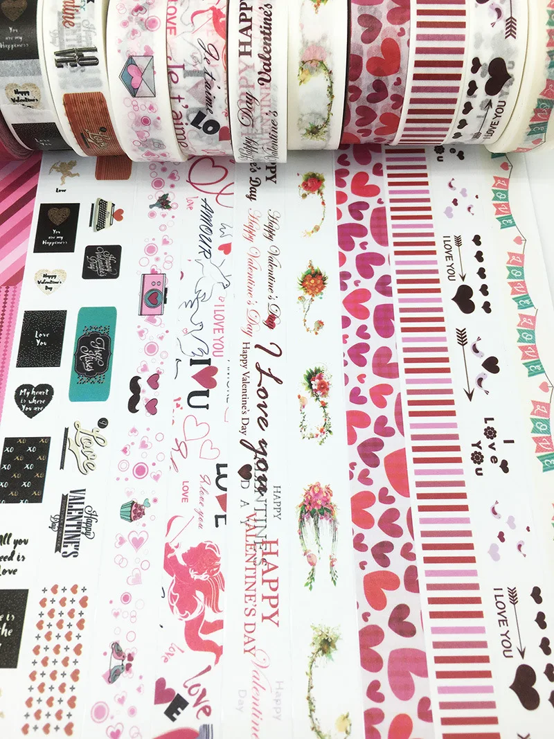 20 дизайнов наклейка на День святого Валентина с рисунком любящего сердца