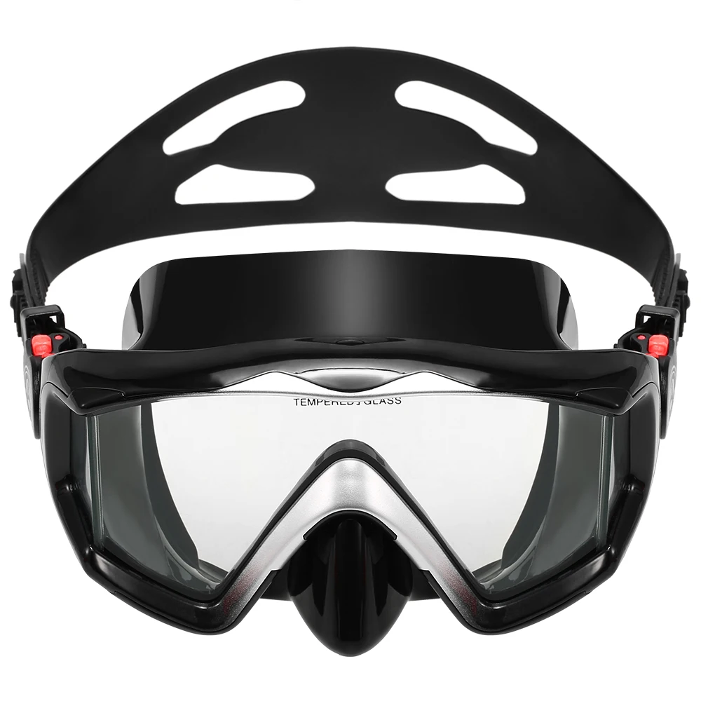 Панорамная маска для плавания профессиональные очки ныряния подводное