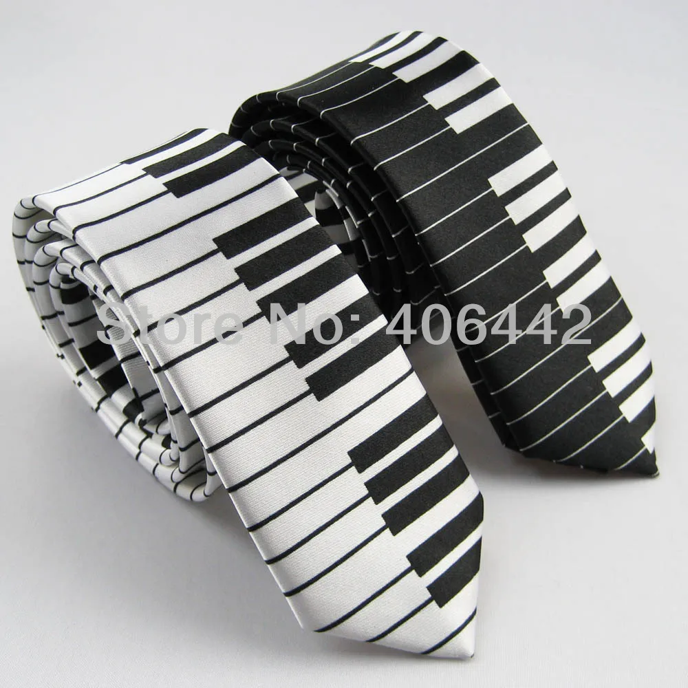 2 шт &quotПолиэстер поли галстуки тонкий узкий галстук узкие черный и белый