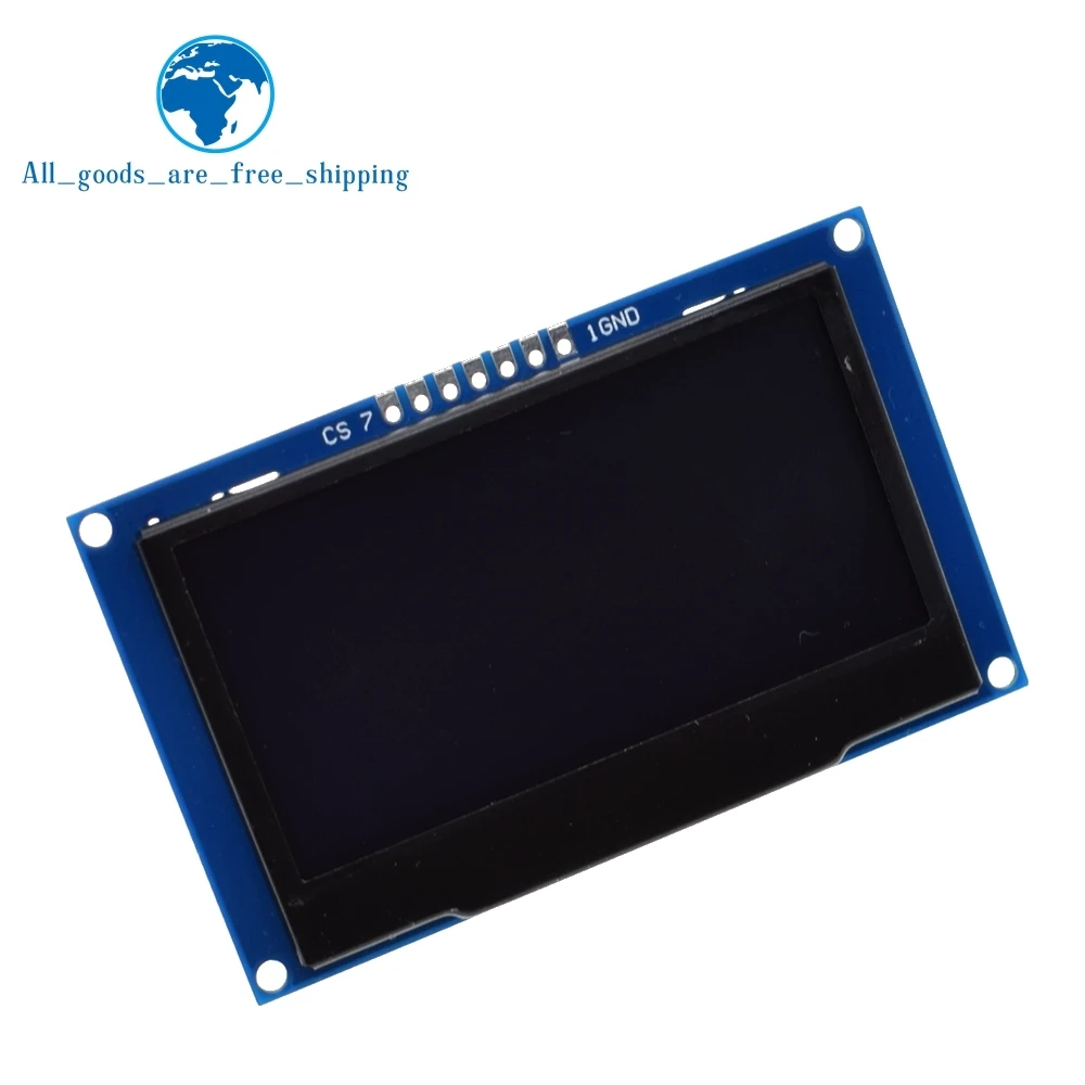 TZT белый 2,4" 2,42 дюймовый ЖК-экран 128x64 oled-дисплей модуль IIC I2C последовательный SPI для C51 SPD0301