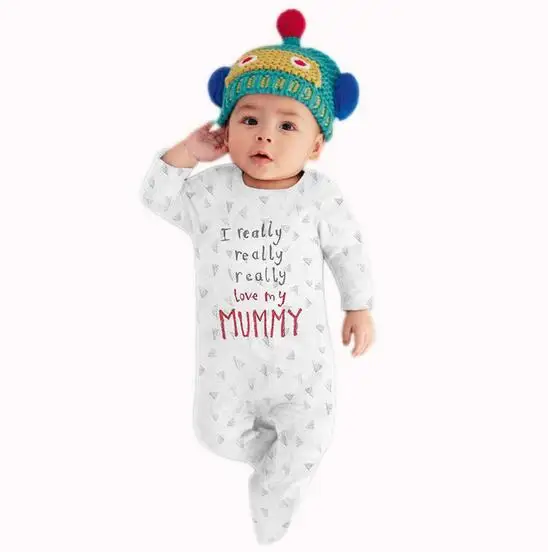 Детские комбинезоны 2020 Детский костюм Я люблю маму и папу комбинезон для девочек