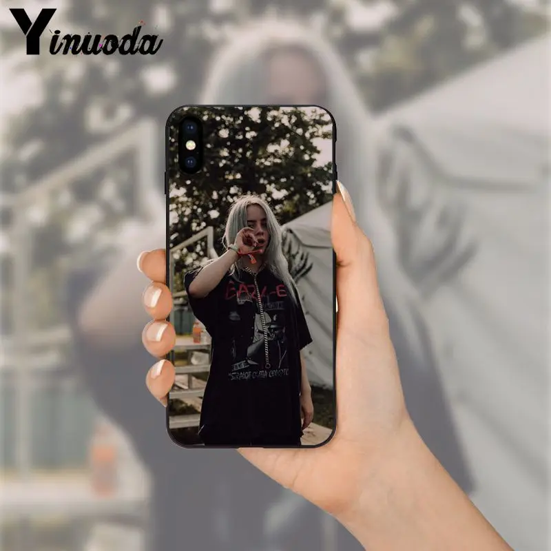 Yinuoda Billie Eilish красочные милые аксессуары для телефонов Чехол iPhone 6S 6plus 7plus 8 8Plus X Xs MAX