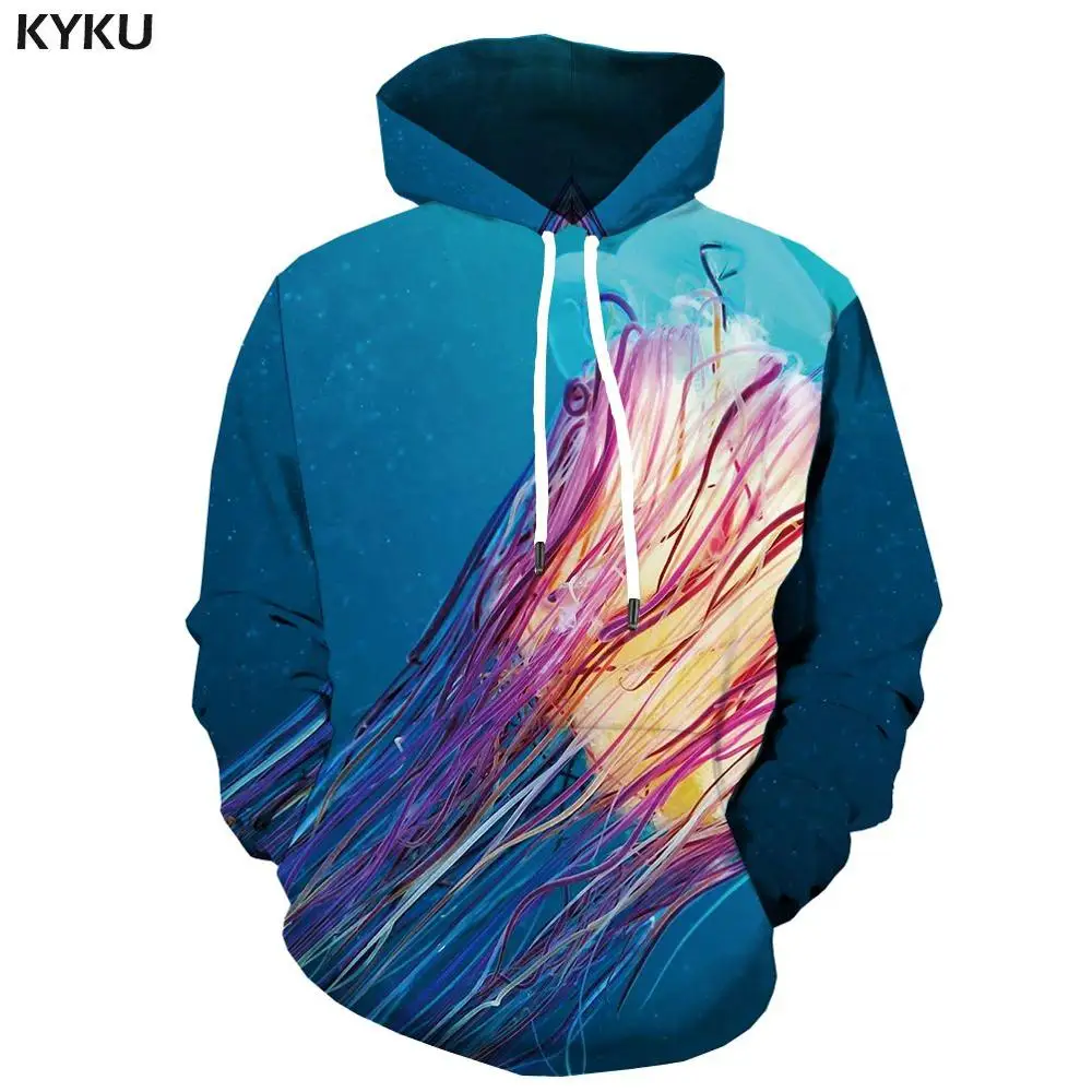 3d hoodies 07 KYKU 3d Толстовка с аппликацией рыбы для мужчин забавные кофты тропический рыбачий тунец печати Толстовка Карп толстовки Аниме Длинные Хип-Хоп Мужская одежда - Цвет: 3d hoodies 07