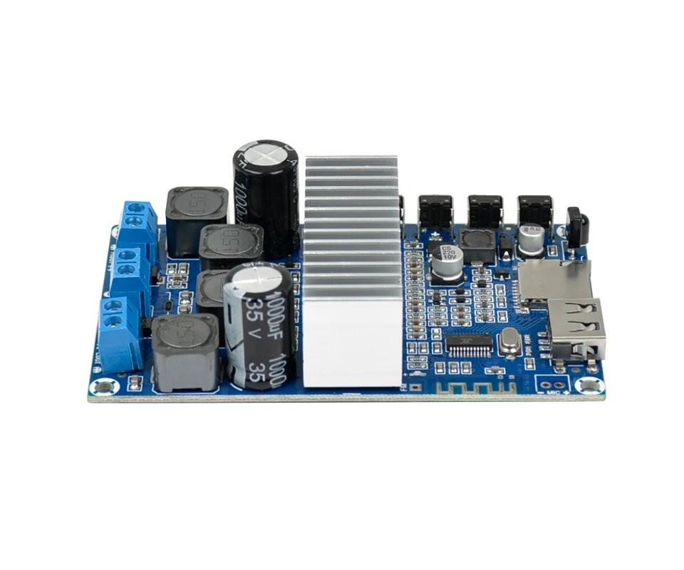 AIYIMA новейший TPA3116D2 2,0 Bluetooth 4,2 Плата усилителя 50 Вт* 2 fm-радио USB декодирование WMA MP3 звонки Bluetooth плата приема