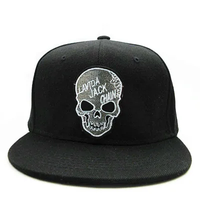 LDSLYJR personality skull embroidery cotton Baseball Cap hip-hop cap Adjustable Snapback Hats for men and women 277