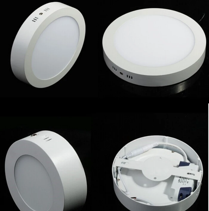 Круглая потолочная Светодиодная панель с регулируемой яркостью освещение